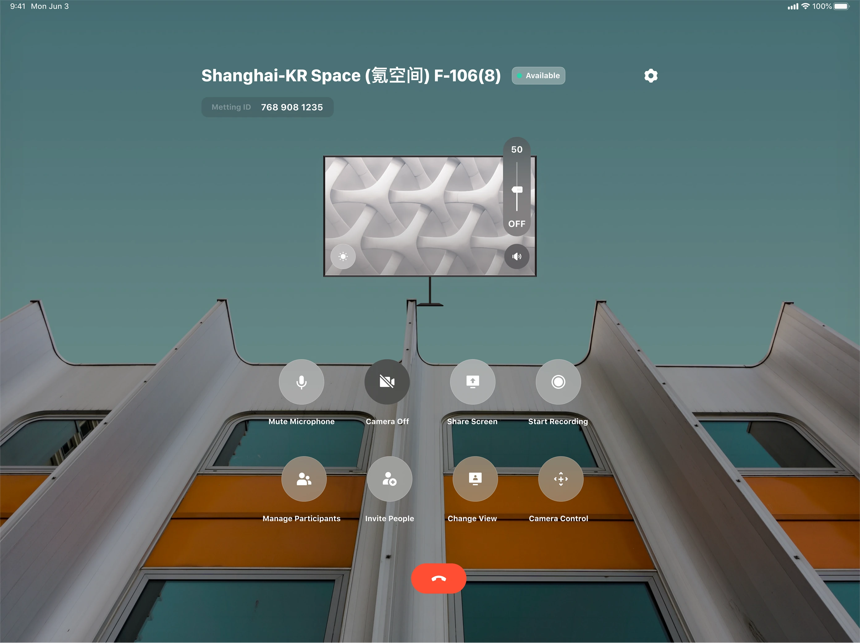 iPad system control